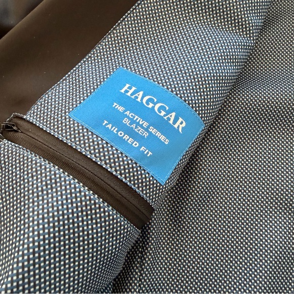 Haggar Men's Active Series Black Blazer 42S - Picture 3 of 4